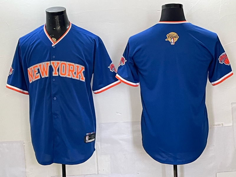 Men New York Knicks blank blue 2026 Nike NBA jersey 0625003